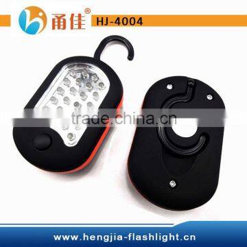 HJ-4004 27 LED plastic hook light flashlight work light