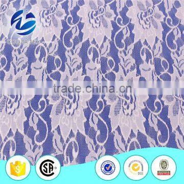 Eco-friendly fashion spandex nylon lace dress fabric