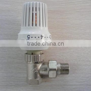 Brass 3/4" Automatic Thermostatic Radiator Valve(angle valves)