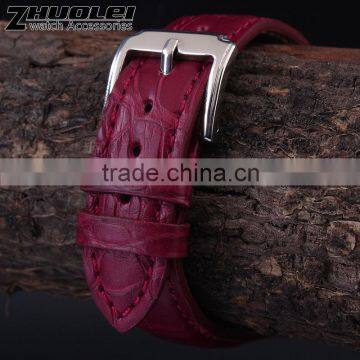 Hot Fashion 18mm Genuine Alligator Customized Leather Watch Strap Wholesale photo-3