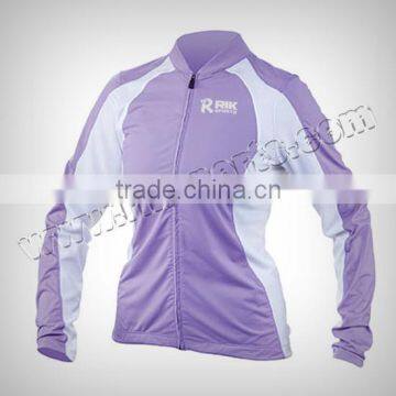 Women 100% Polyester Micro Mesh Fabric Cycle Jerseys - T-Shirts