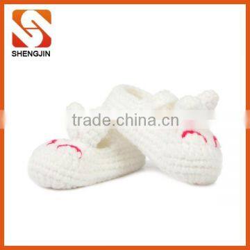 Lovely Washable Handmade Crochet Wholesale Infant Shoes photo-3