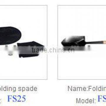 folding spade garden spade handle spade multifunction folded spade HS code is 82021000, 8201100090