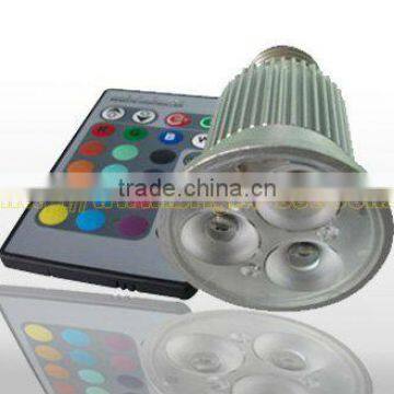 RGB colorful LED Spot light 9W