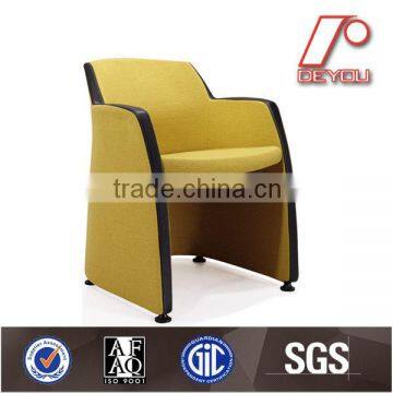 Fabric upholstered tub arm chair H-409