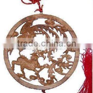 Wooden Round Decorative Chinese knot