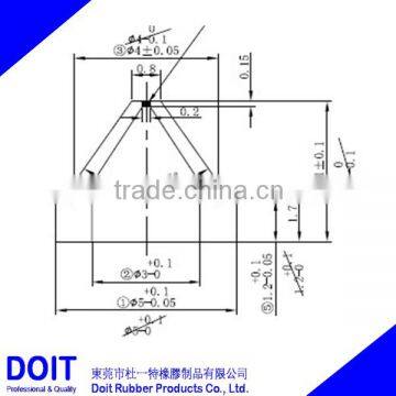 custom mold rubber and metal part for rubber one way valves vulcanized rubber products