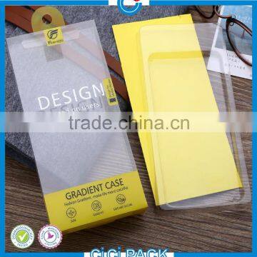 e-co friendly folding Clear blister with paper cardboard packaging box for phone accessories                        
                                                                                Supplier's Choice