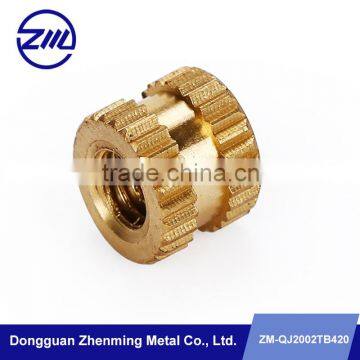 Customized high quality brass cnc lathe parts small brass screw nuts