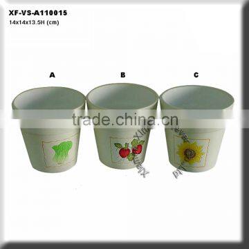 ceramic bisques flower pot