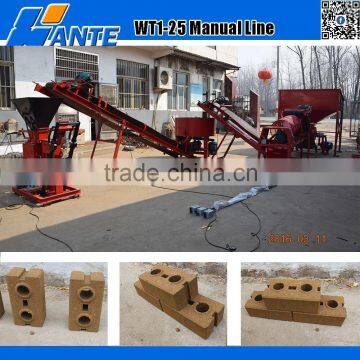 Manual Soil Clay Interlocking WT1-25 Brick Making Machine Factory Price for Sale photo-5