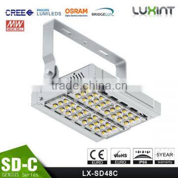 Modular Design Adjustable Bracket CE Rohs Meanwell Driver 100-140lm/W Different Beam Angle 100W Outdoor LED Tunnel Light
