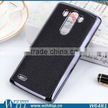 Fancy Mobile Phone Cover PC Chrome Leather Coated for LG G3 Case photo-2