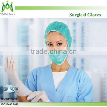 Medical sterile latex surgical gloves