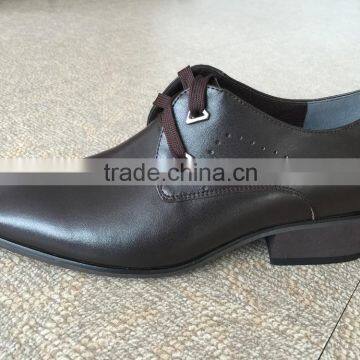 Cowhide Zara PU Rubber Soles Shoes Smooth Leather Dress Shoes