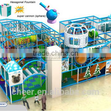 Cheer Amusement Winter and Ice Themed Children Indoor Soft Playground Equipment