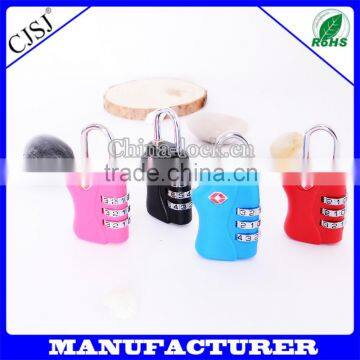 2015 fashion style high quality ABS material tsa digital padlock