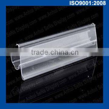 PVC extruded display data strip for supermarket