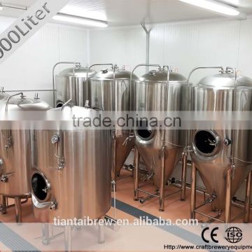 1000L jacketed porter beer fermenter with perlick sample valve