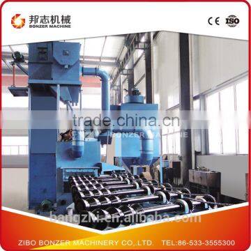 Dustless Automatic QG Seamless Steel Pipe Shot Blasting Machine Price photo-5