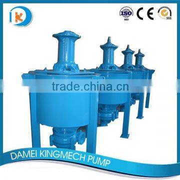 Vertical froth high abrasive continus tank slurry pump