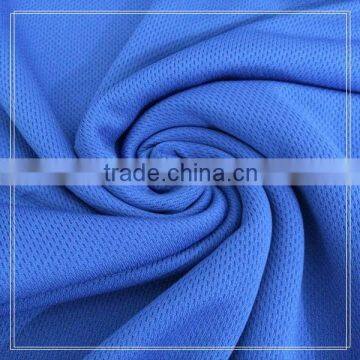 2014 Newest 100% Polyester Mesh Knit Fabric For Sports Shirt