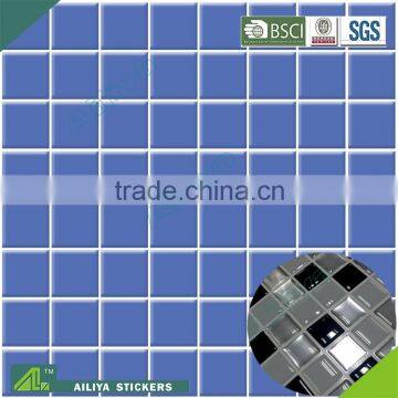 BSCI factory audit decorative vinyl 3d tile import removable pvc bathroom waterproof mosaic wall sticker