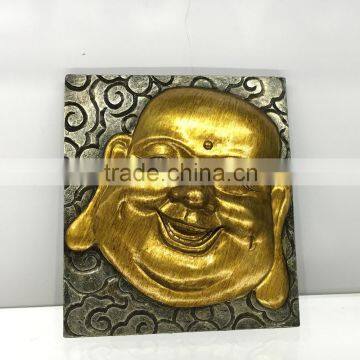 High quality handmade resin buddhist 3d buddha wall art