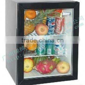 High quality lower noise no vibration hotel Minibar/small glass door minibar