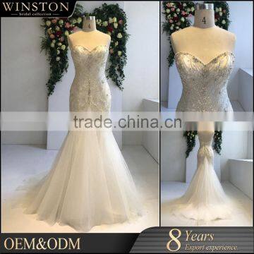 Guangzhou Factory Real Sample Latest Alibaba wedding dress 2016 lace appliqued