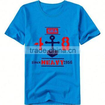 free design factory cheap wholesale sea pirate pattern t-shirt wide neck men high quality hot selling