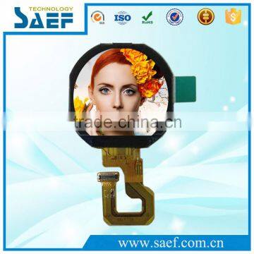 TFT type IPS all viewing angle connetor type 1.22 inch round display 240x204 dots tft lcd monitor MCU interface 24pins
