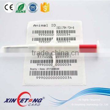 1.4x8mm ISO11784 FDX-B 134.2khz Animal ID Microchip