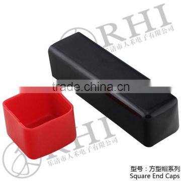 RHI Blacksquare stainless steel tube end caps/plastic end cap