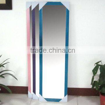 Hot selling plastic door mirror frame with standing