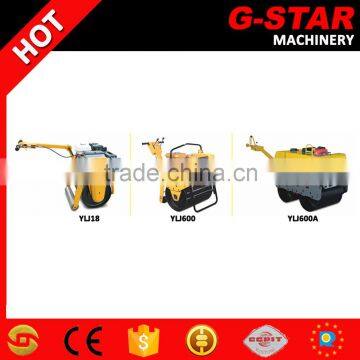 YLJ600A Cheap Price Mini Road Roller Compactor Gasoline Roller Compactor photo-2