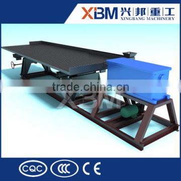 Henan Gravity Shaking Table Price for Gold/ Copper/ Zinc/ Chrome ore Concentrate