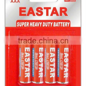 OEM service 1.5v r03 um-4 aaa carbon dry battery