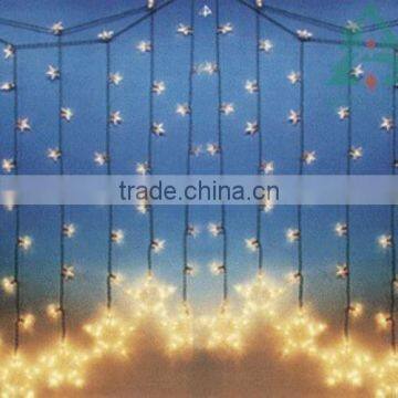 led snowflake decorative curtain lights