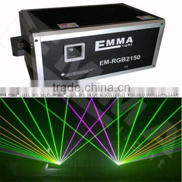 laser 520nm Green 15 watt rgb full color animation laser