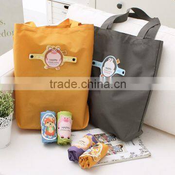 Foldable shopping tote bag nylon bag for easy taking