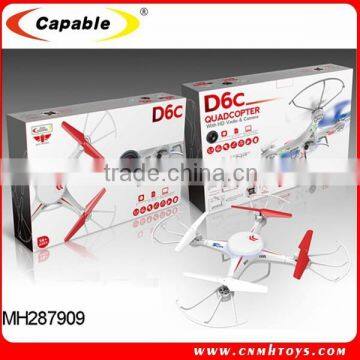 Best quality 2.4G rc quadcopter intruder ufo with camera and flashing light