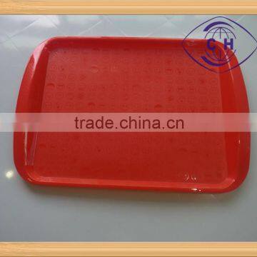 rectangular plastic plate tray