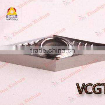 Cemented carbide standard inserts for Aluminium VCGT