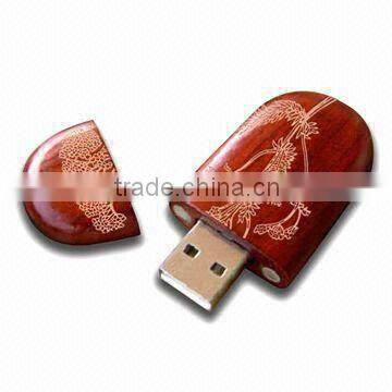 laser logo bulk wood usb flash drive