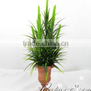 retro style artificial green foxtail indoor decorative grass garden greenly bonsai for sale