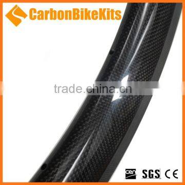 CarbonBikeKits CR50C 23mm Wide 50 Deep 700C Carbon Bicycle Wheel Rims Clincher