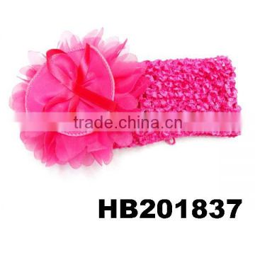 baby girl beautiful flower crochet knit baby headbands wholesale