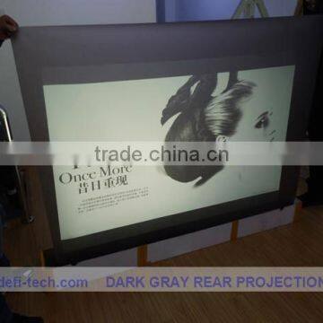 High quality R 3d holographic projection screen ,high contrast grey color,for shop