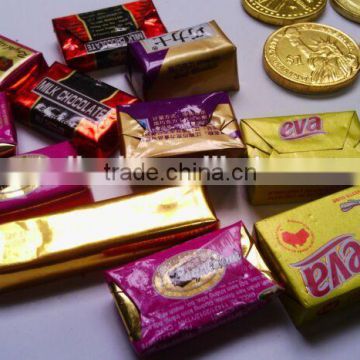 China made chocolate foil wrapping machine